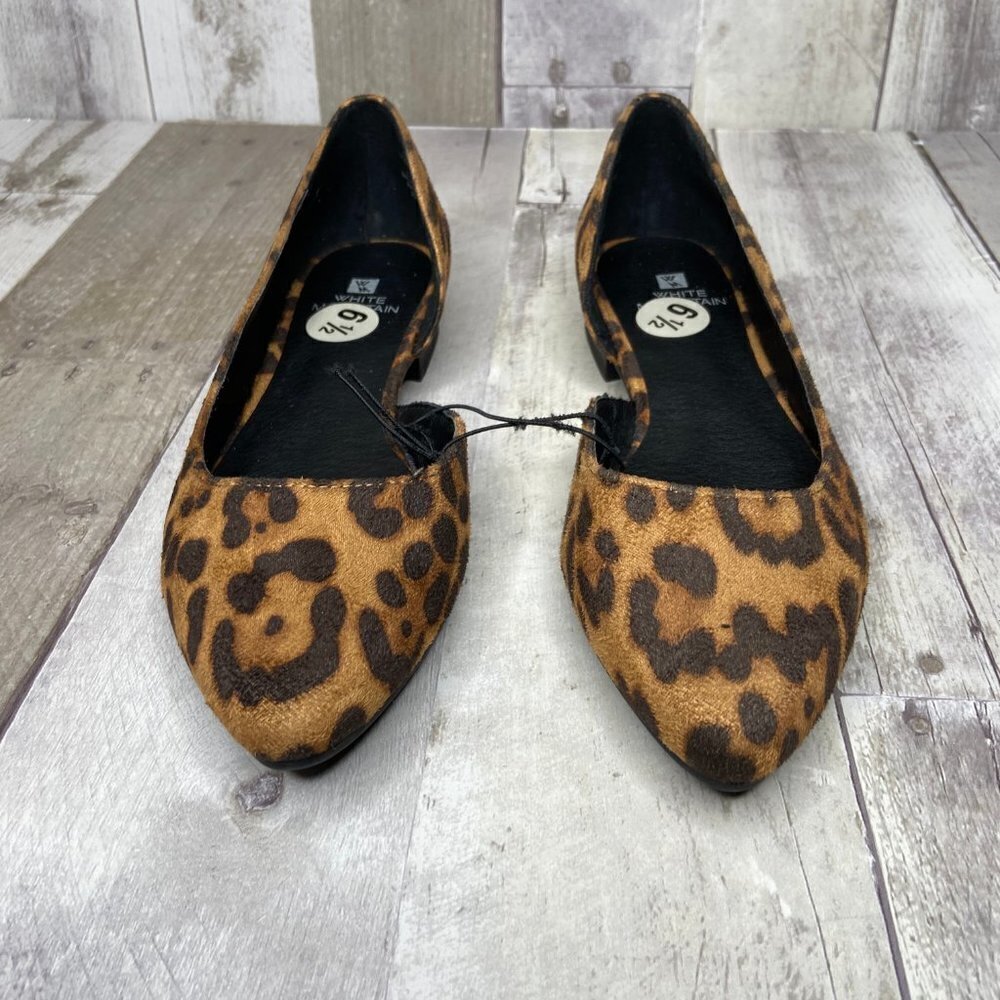White Mountain Animal Print Brooke Flats Size 6.5 - Picture 7 of 8